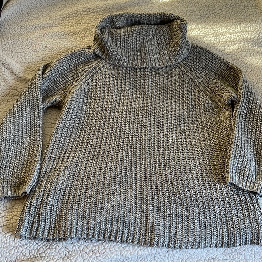 Cozy light gray sweater sz L RD style from a Stitch Fix box